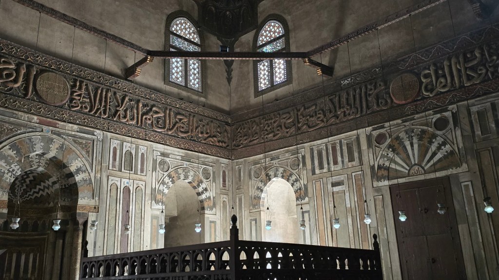Mosque-Madrasa of Sultan Hasan in downtown Cairo