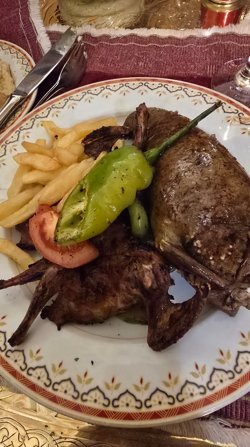 In Egypt pigeons are a traditional delicacy, commonly prepared as Hamam Mahshi, which means "stuffed pigeons."