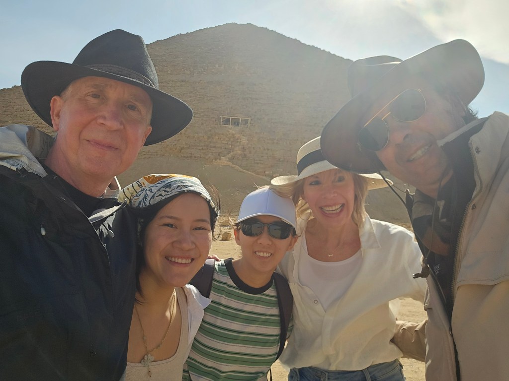 Our group at the Red Pyramid.