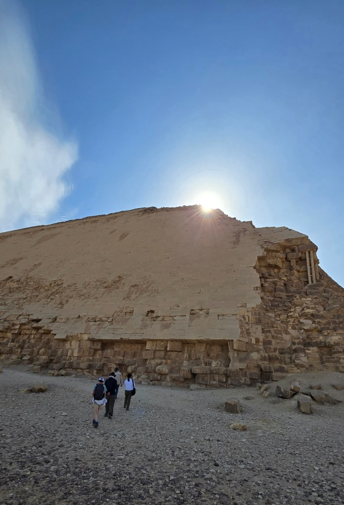 Heading over to the Bent Pyramid.
