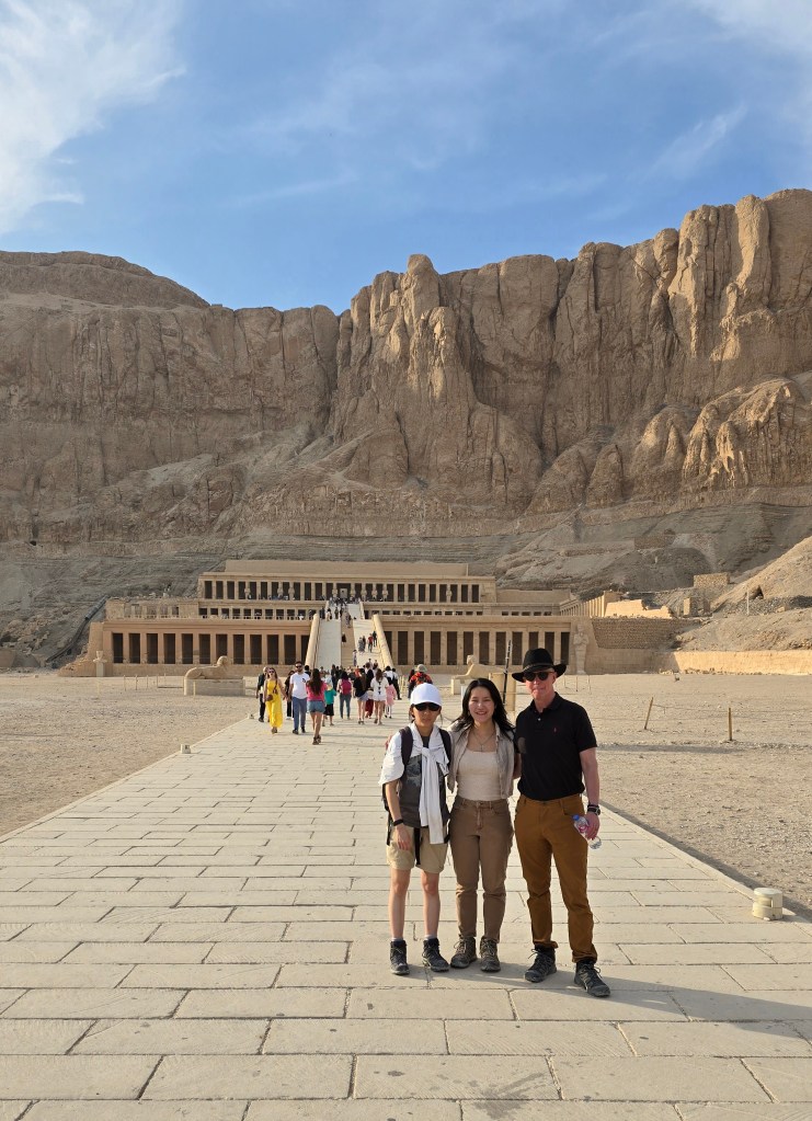 At the mortuary temple of Hatshepsut