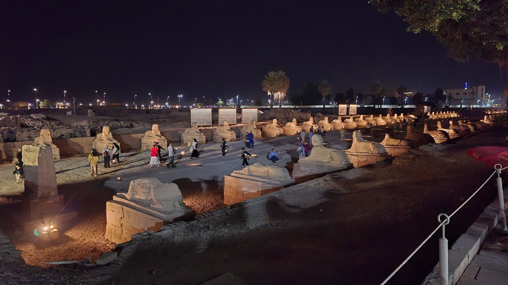 The Avenue of Sphinxes