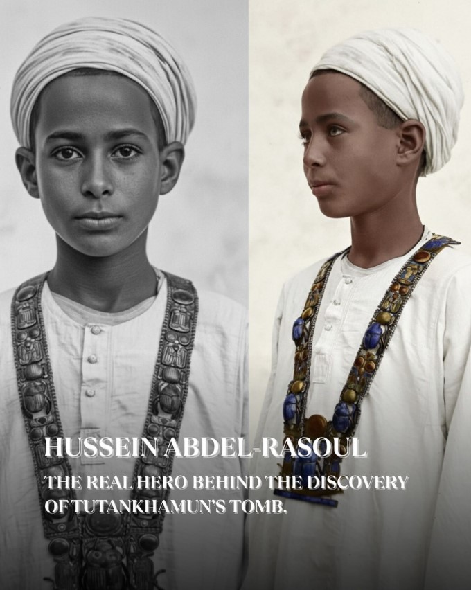 Hussein Abd El-Rassul, the boy who discovered King Tut